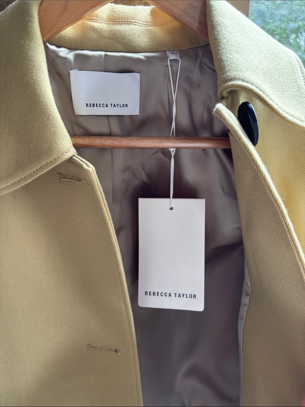 Rebecca Taylor, Cropped Womens Jacket in Mustard, NWT - Picture 3 of 9